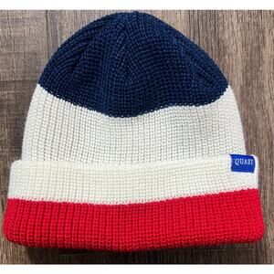 Quasi Skateboards ODB Beanie Blue/White/Red One Size NWOT
